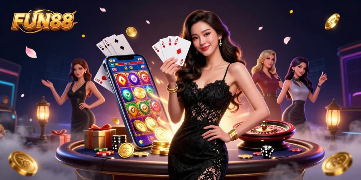 Experience excitement and action with FUN88 through engaging gameplay and captivating casino elements.