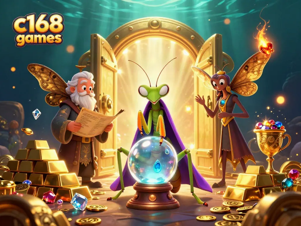 Experience thrilling luck with c168 games as mystical fortune tellers unveil treasures of gold and gems.