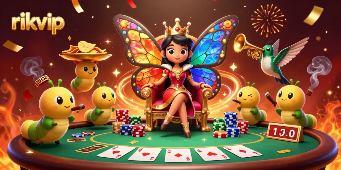 Experience thrilling gameplay at rikvip with a vibrant casino scene showcasing poker excitement.